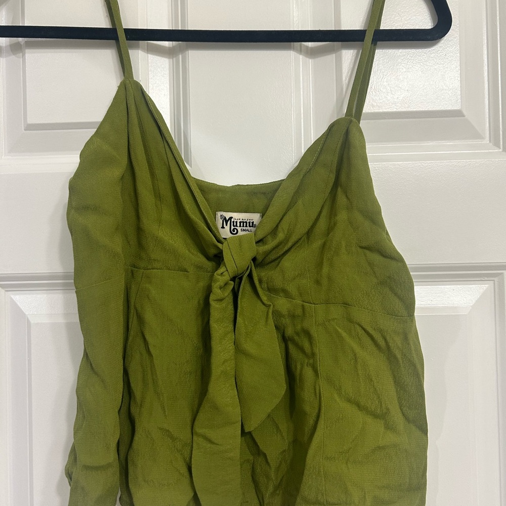 Show Me Your MuMu Tie-Front Crop Top